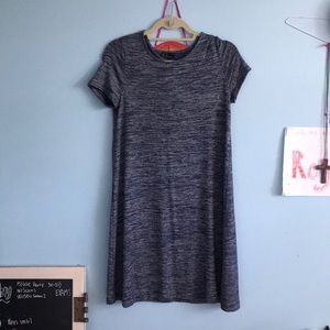 dark blue t-shirt dress